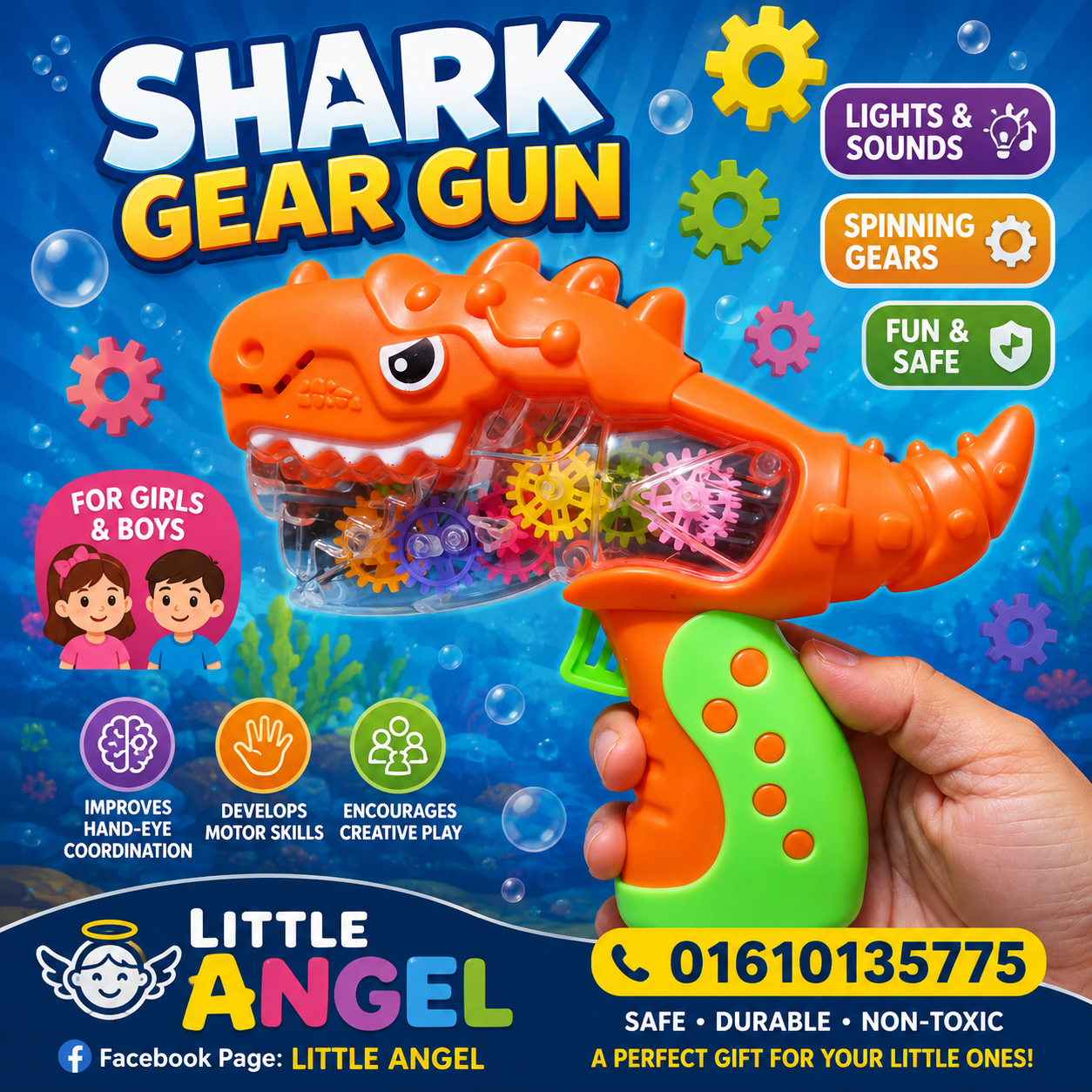 Shark Gear Toy